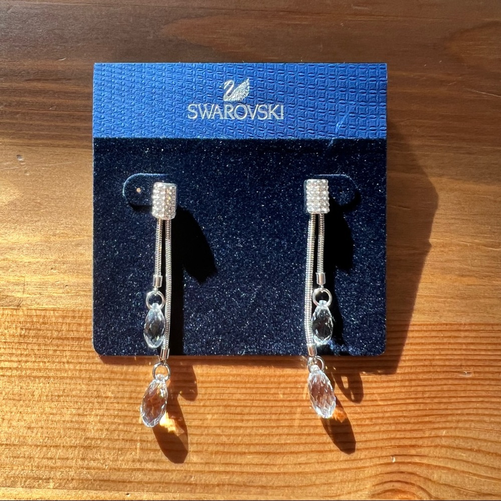 COPY - Swarovski Dangly Earrings Post